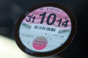 The old paper tax disc